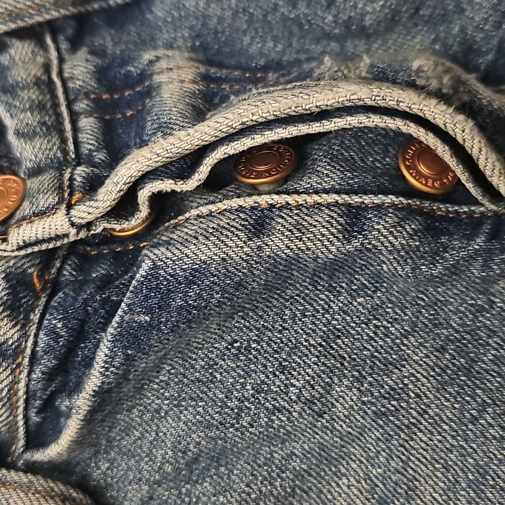 ⚜️2 Pair Of Zara Women's Distressed Blue Jeans Set - Picture 3 of 8